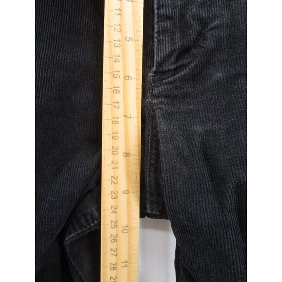 J Crew Jeans 33 Short Corduroy Bootcut Trousers Stretch Preppy Dark - Picture 4 of 8